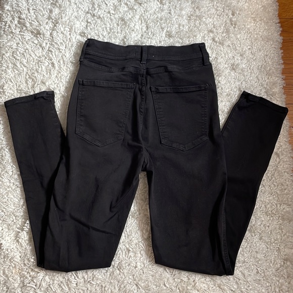 AGOLDE • Roxanne Super High Rise Skinny Jeans in Jet REVOLVE - Picture 7 of 7